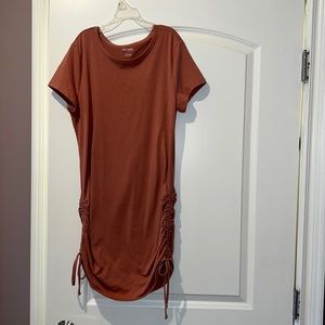 Maroon Wild Fable T-Shirt Dress, Size Large